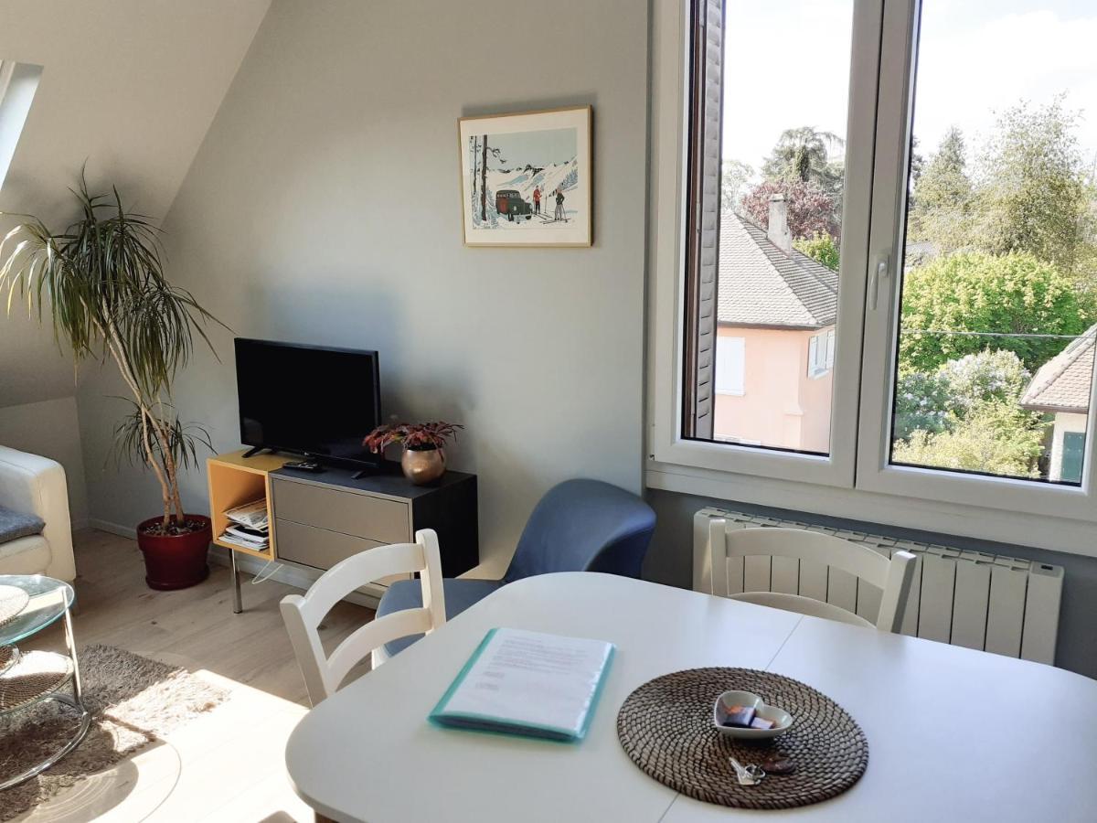 Charmant Appartement A 150 M Des Thermes Et Du Centre Ville Thonon-les-Bains Eksteriør bilde